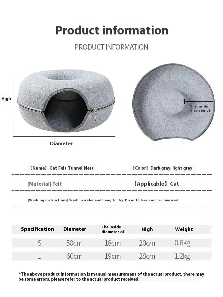 Wagsburg CozyTunnel Cat Cave