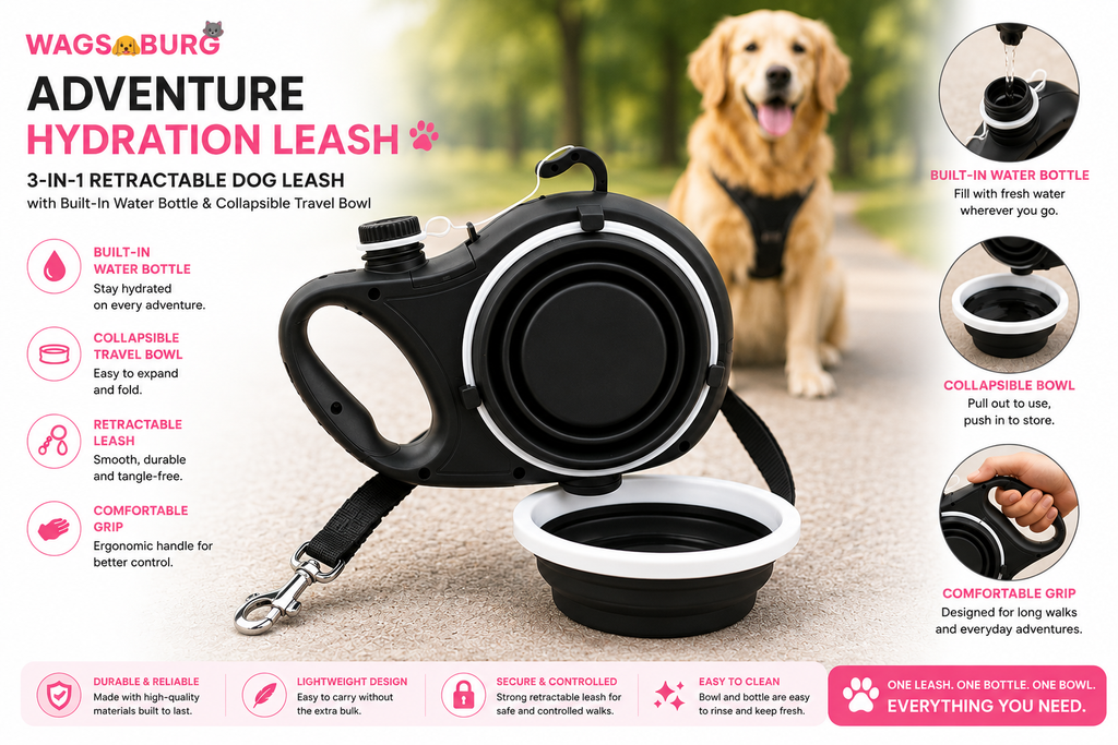 Wagsburg Adventure Hydration Leash