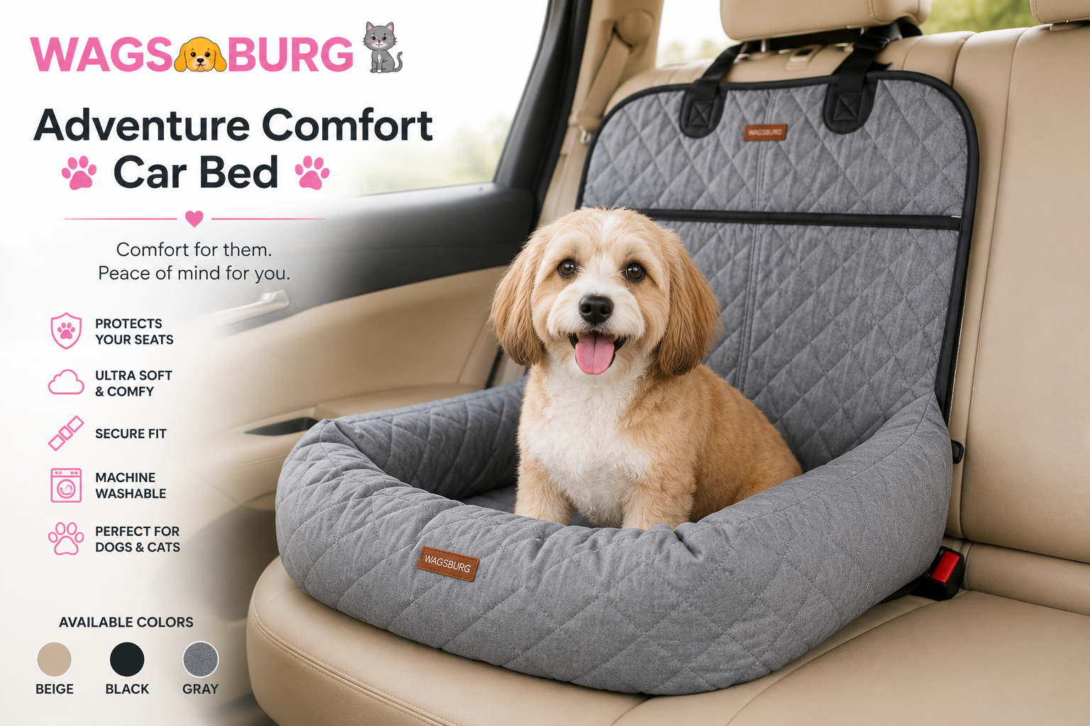 Wagsburg Adventure Comfort Car Bed