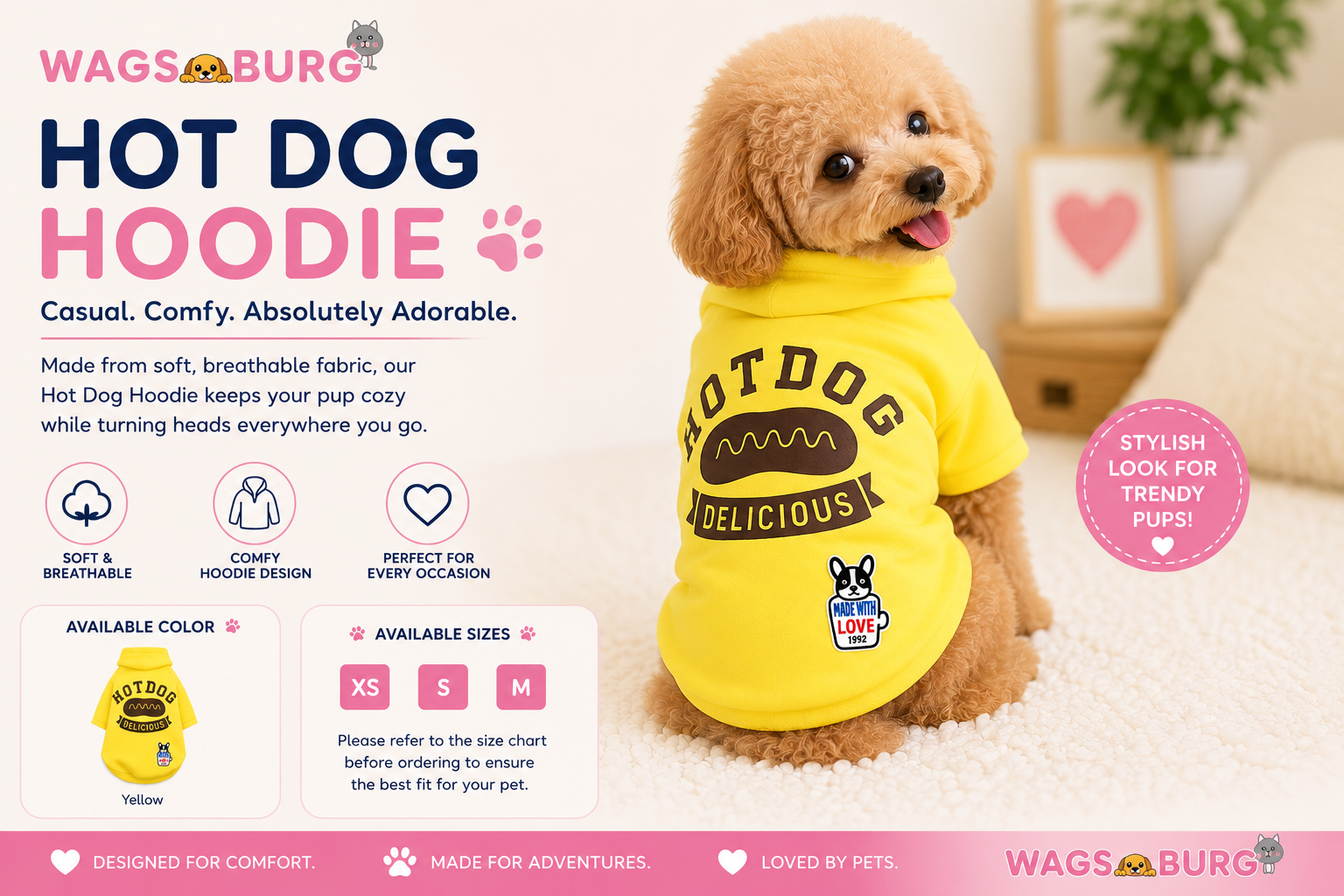 Wagsburg Hotdog Hoodie