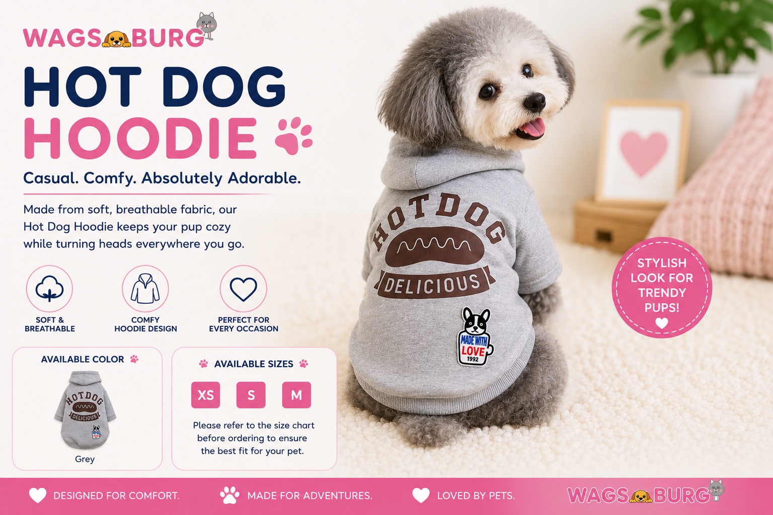 Wagsburg Hotdog Hoodie