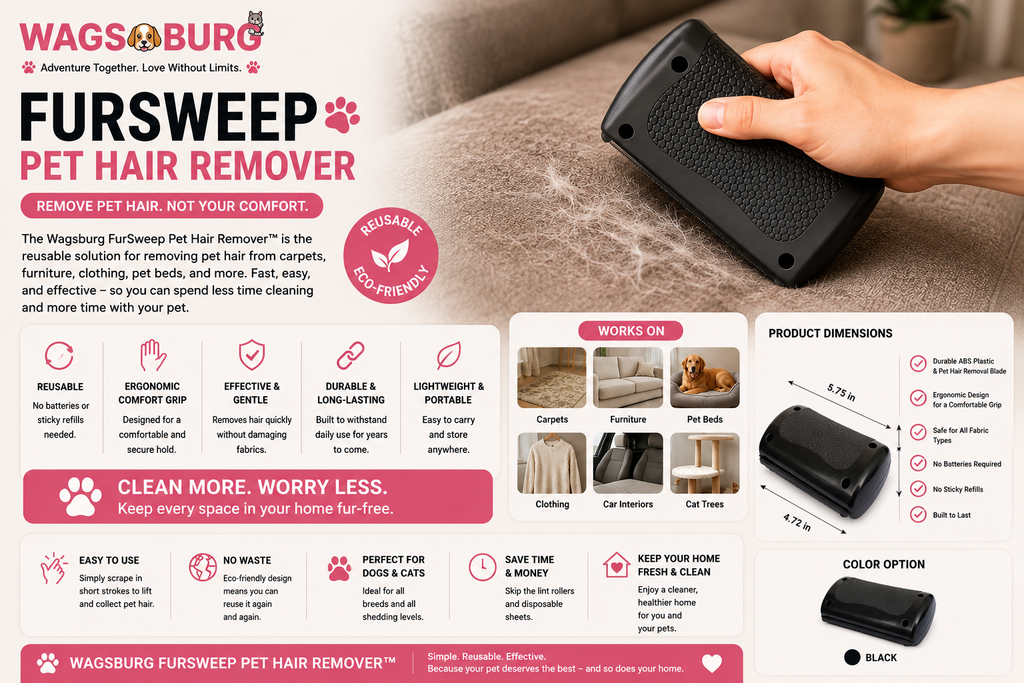 Wagsburg FurSweep Pet Hair Remover