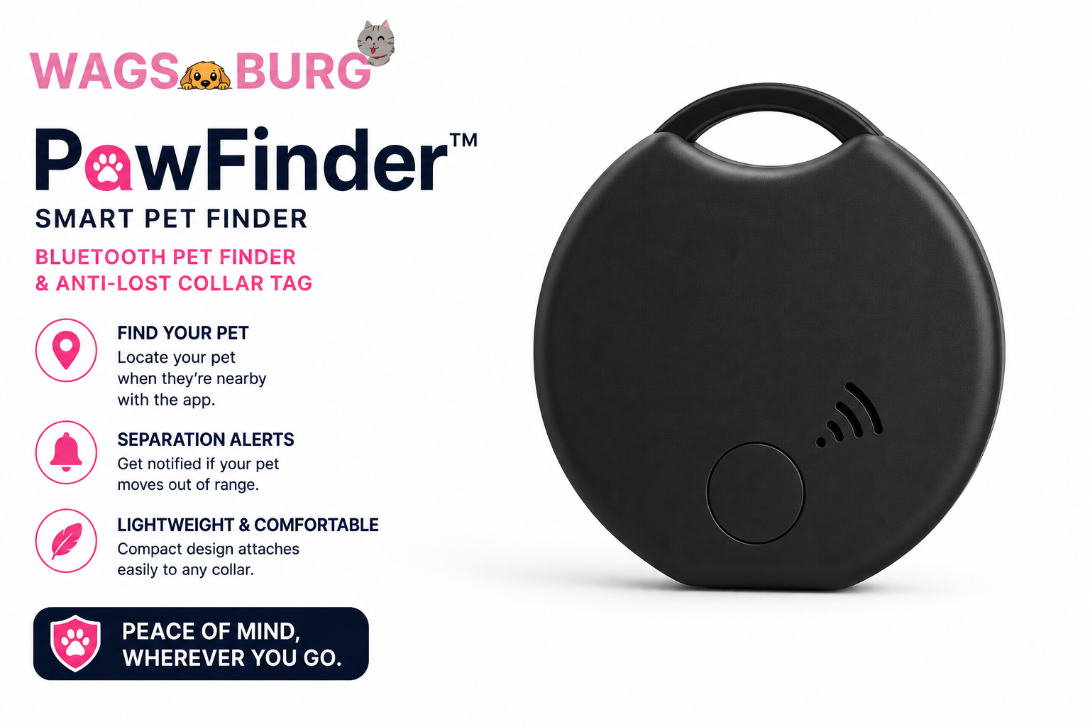 Wagsburg PawFinder Smart Pet Finder