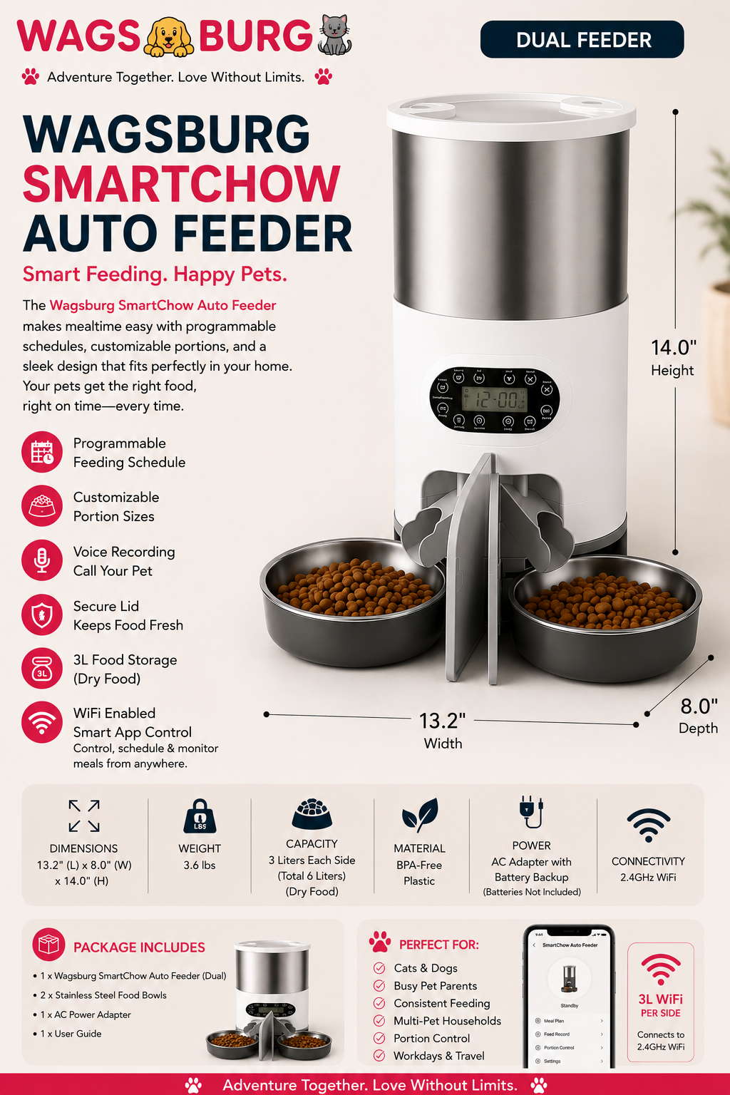 Wagsburg SmartChow Auto Feeder